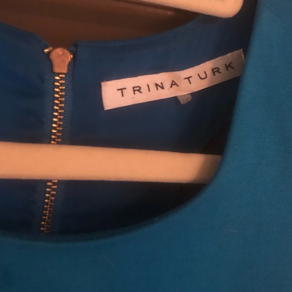 Size 2 blue Trina Turk dress! - Picture 3 of 4
